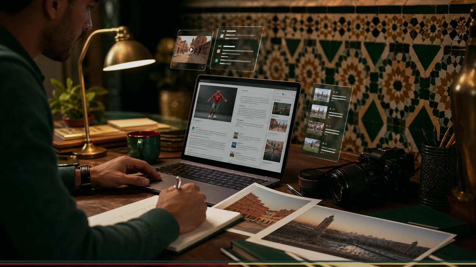 AI & Sources Policy cinematic MoroccoNation page image
